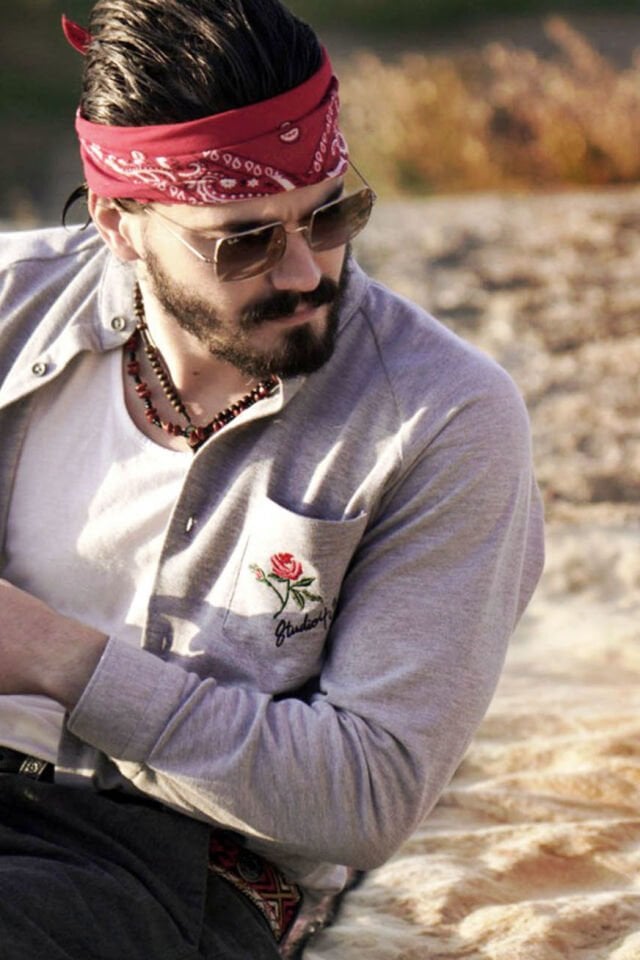 Seoul Unisex Korean Collar Jersey Shirt w/ S43 Signature Embroidery - Gray Melange