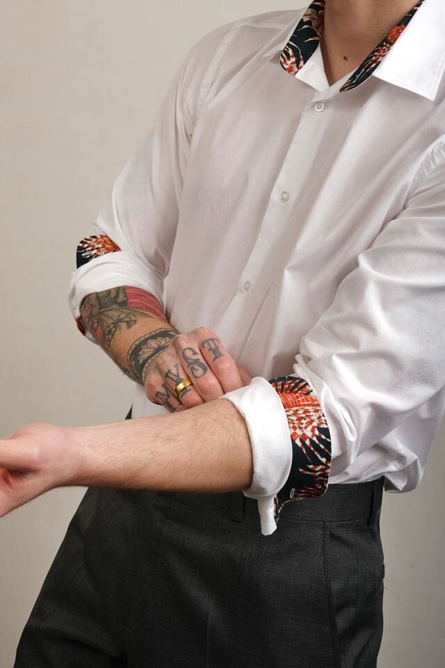 2188 IBIZA VINTAGE U/K GÖMLEK BEYAZ