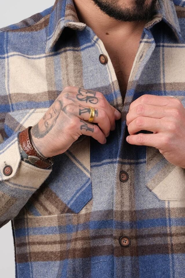 2191 ODUNCU EKOSE Ç.CEP U/K GÖMLEK 198/SAX-KAHVE