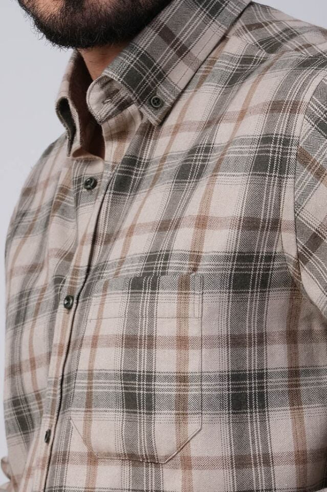 2194 BALIKSIRTI MELANJ EKS U/K GÖMLEK 01/HAKİ