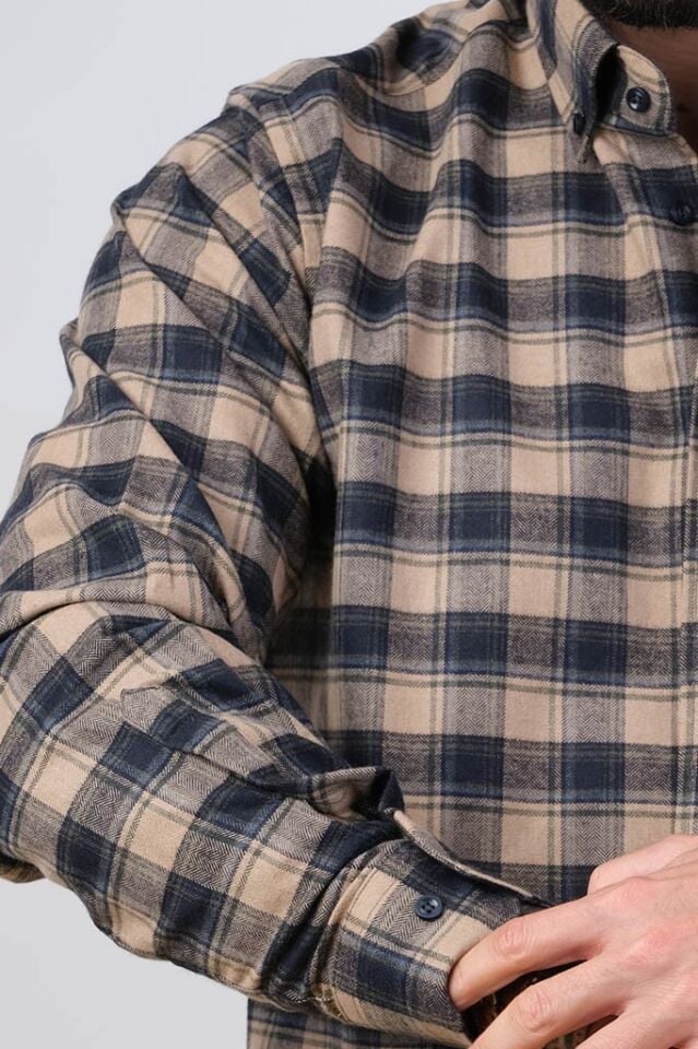 2194 BALIKSIRTI MELANJ EKS U/K GÖMLEK 42/CAMEL