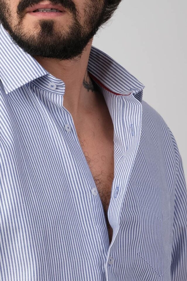 2198 KING KLASIK U/KOL GÖMLEK 2025/101-V3 SAKS