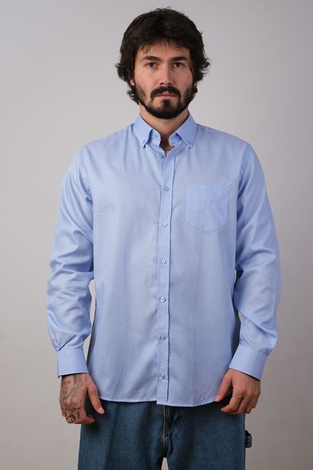 2220 MİLANO PİMA COTTON DÜĞ. YK GMK 8039-161/1 MAVİ