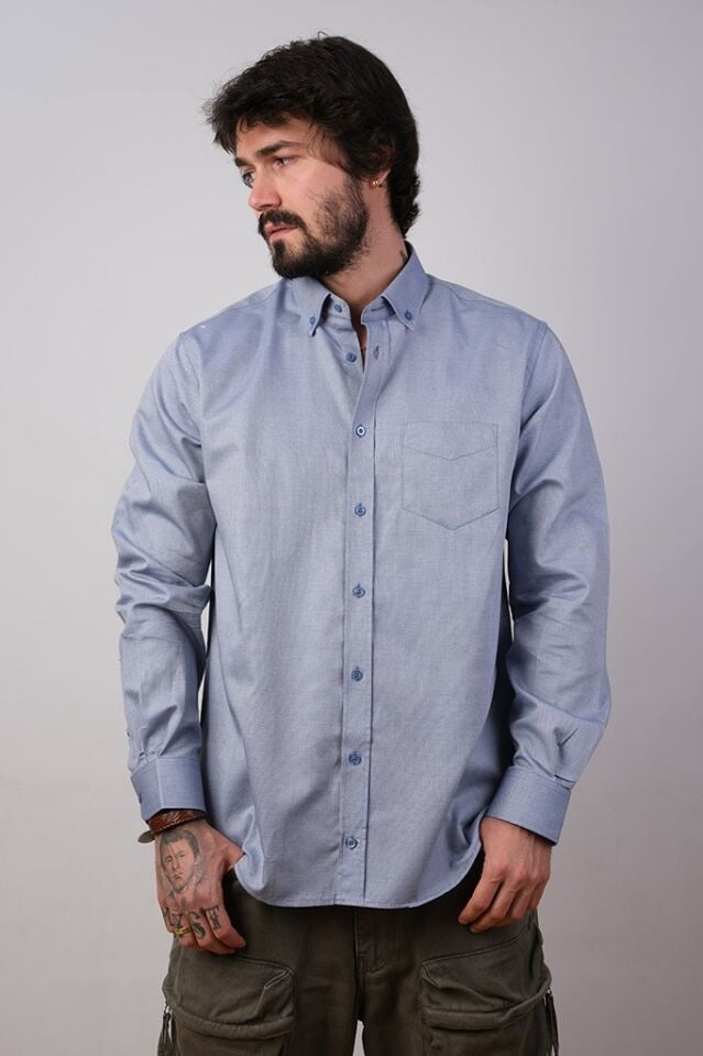 2220 MİLANO PİMA COTTON DÜĞ. YK GMK 9025-168/3 LACİVERT