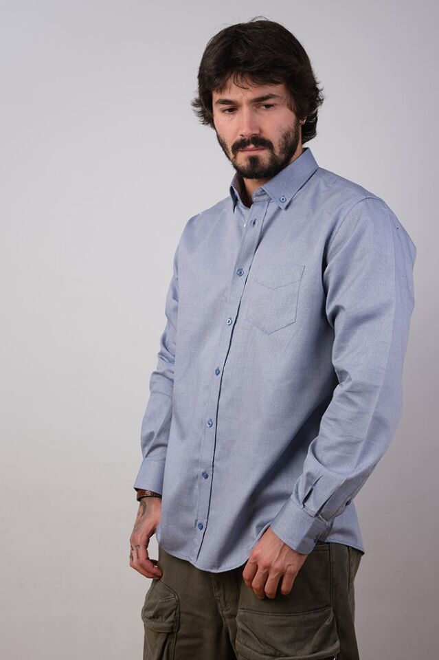 2220 MİLANO PİMA COTTON DÜĞ. YK GMK 9025-168/3 LACİVERT