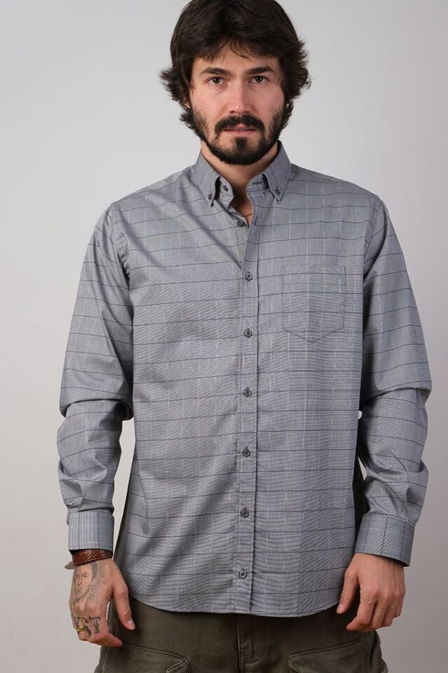 2220 MİLANO PİMA COTTON DÜĞ. YK GMK 7632-162/1 GRİ