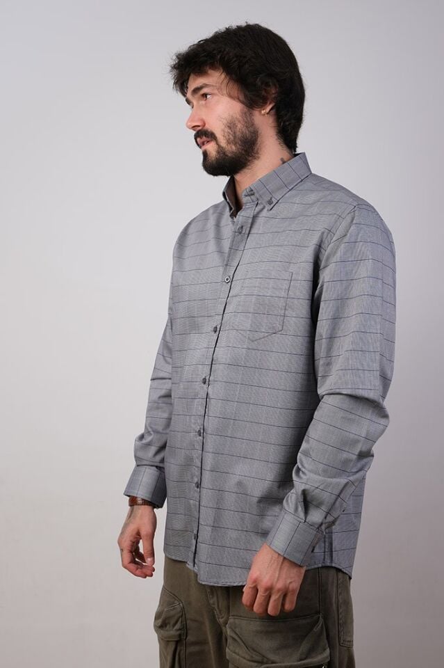 2220 MİLANO PİMA COTTON DÜĞ. YK GMK 7632-162/1 GRİ