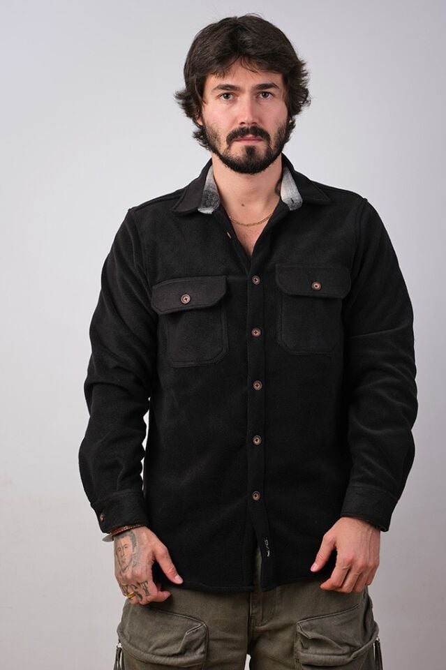 2222 ALASKA POLAR GÖMLEK 60/SİYAH