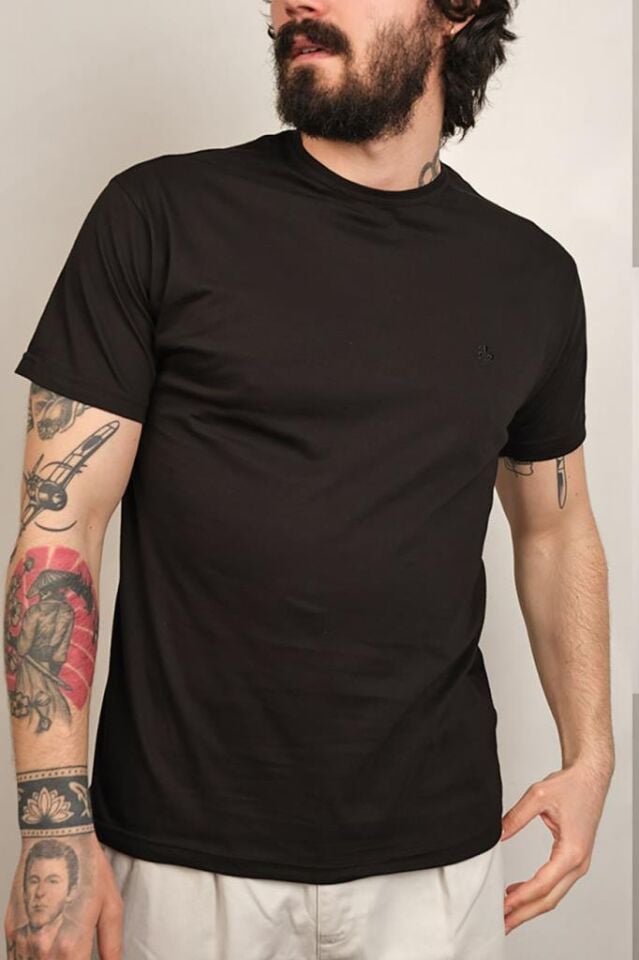 510 BASIC O YAKA T-SHIRT 1102/SİYAH