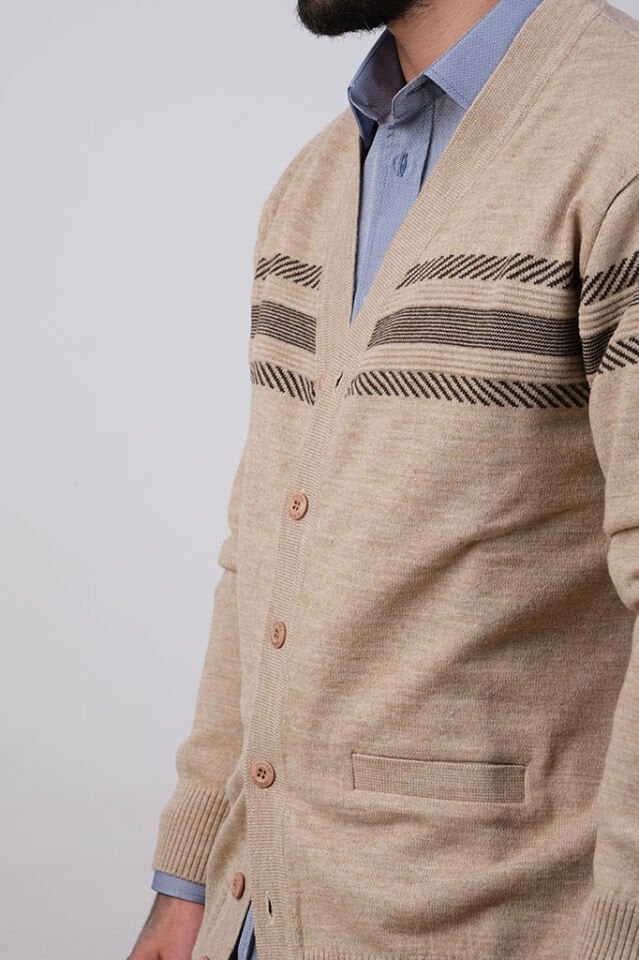 2180 BEJ DÜĞMELİ CEKET