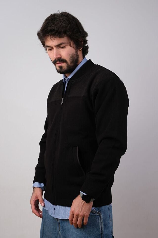 2325 SİYAH DÜĞMELİ CEKET