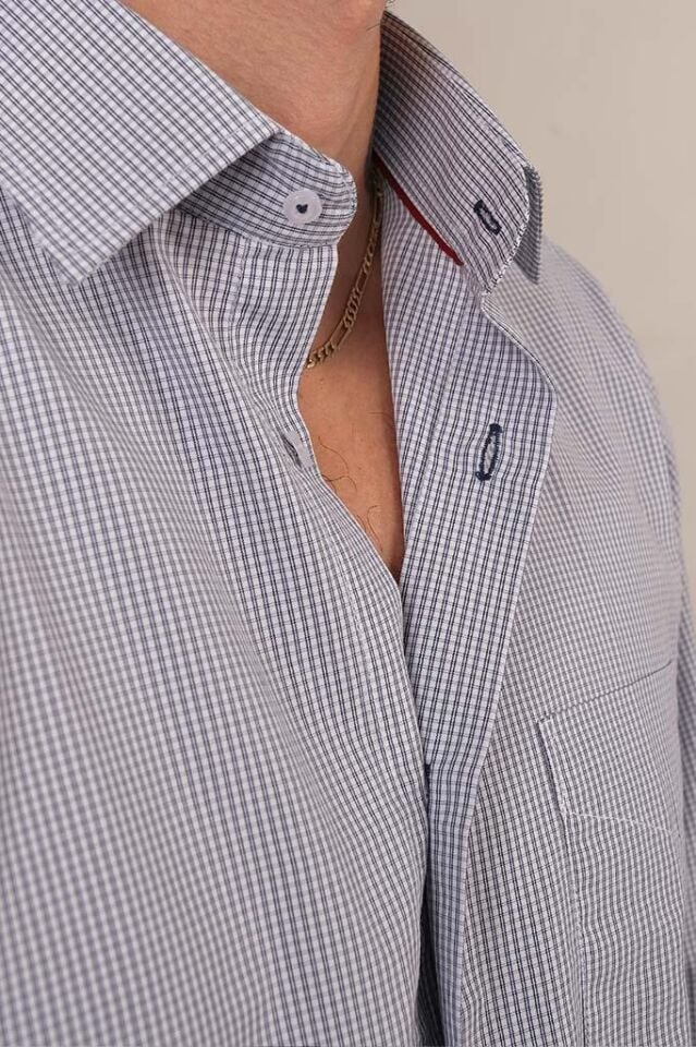 2198 KING MİNİ EKS.KLS.U/K GÖMLEK 83165/3 LACİVERT