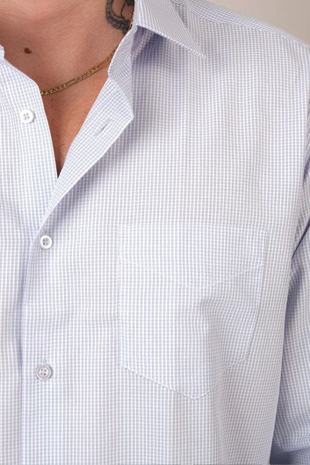 2198 KING MİNİ EKS.KLS.U/K GÖMLEK 83165/4 MAVİ