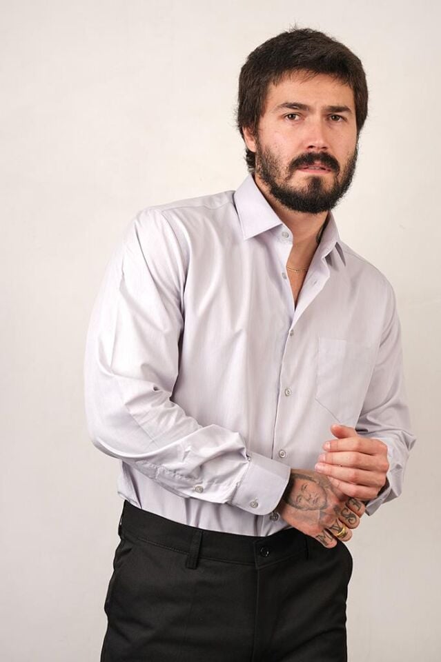 1141 DACRON KLS U/KOL GÖMLEK 69109 GRİ