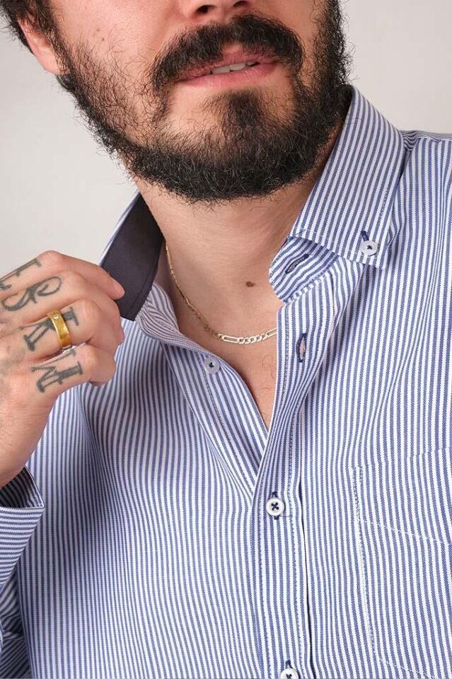 2204 OXF.KING KONT. KLS U/K GÖMLEK 83138/3 SAKS